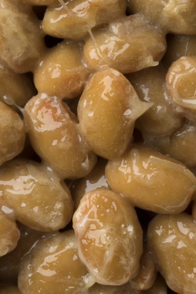 Japanese fermented soybeans called natto